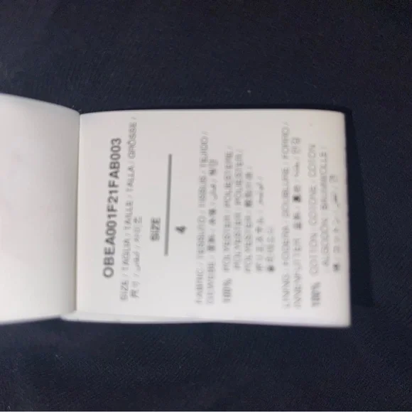 Script Logo Kids Puffer Jacket |OFF-WHITE| Black & Yellow - Picture 6 of 7